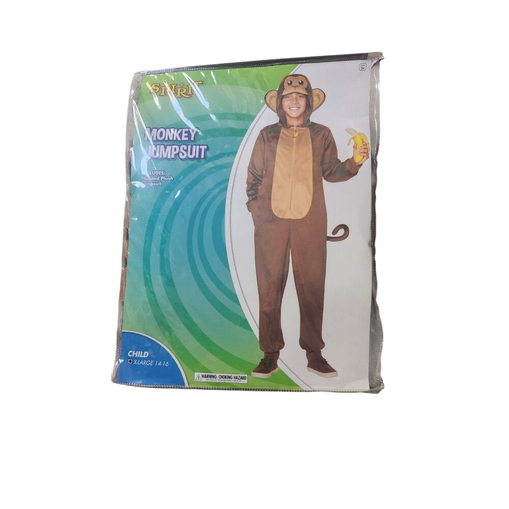Sprit Halloween Monkey Jumpsuit Child X-Large